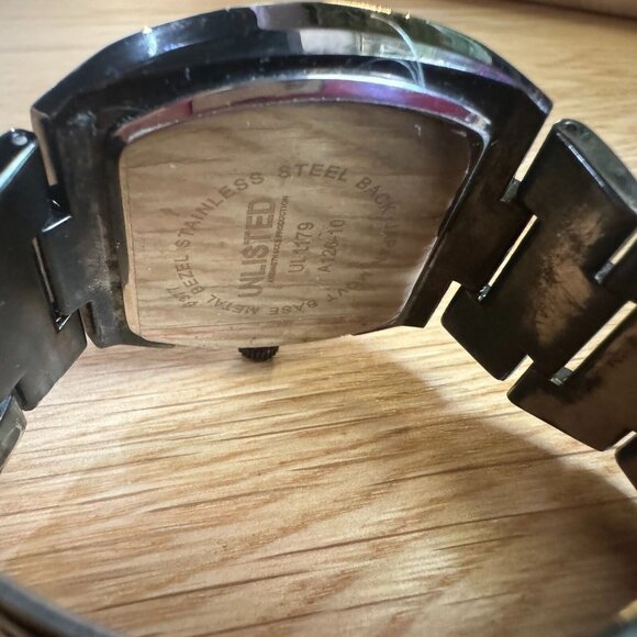 UNLISTED Watch, 42mm Analog Wrist Watch, Gun Metal - Picture 8 of 15